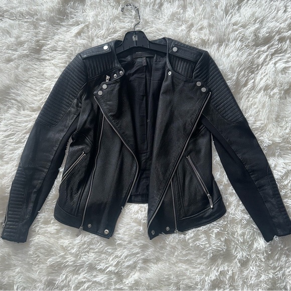 BCBG MaxAzria Motto Jacket in Black - Picture 1 of 8